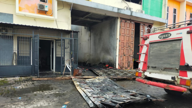 Mobil Dinas Pemadam Kebakaran Pemkab Deliserdang.
