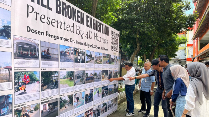 Mahasiswa IKO FISIP UMSU gelar pameran foto.