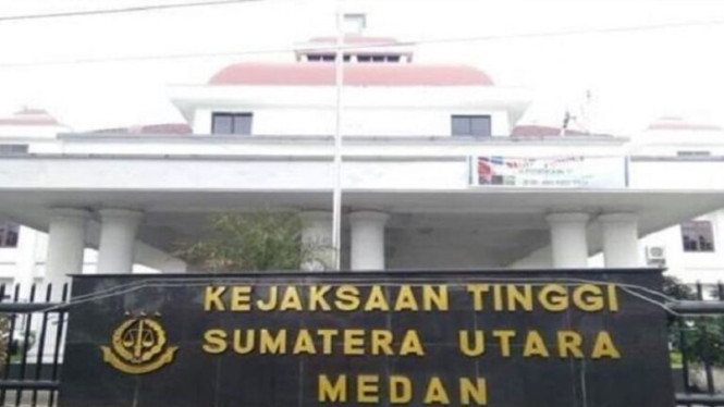 Gedung Kejati Sumut, di Kota Medan.