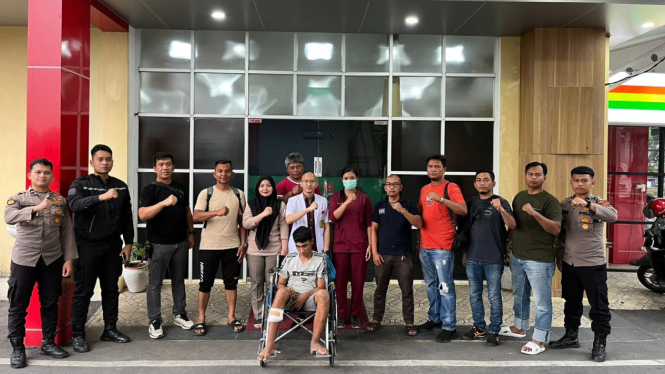 ASN, pelaku pencurian handphone saat diamankan.