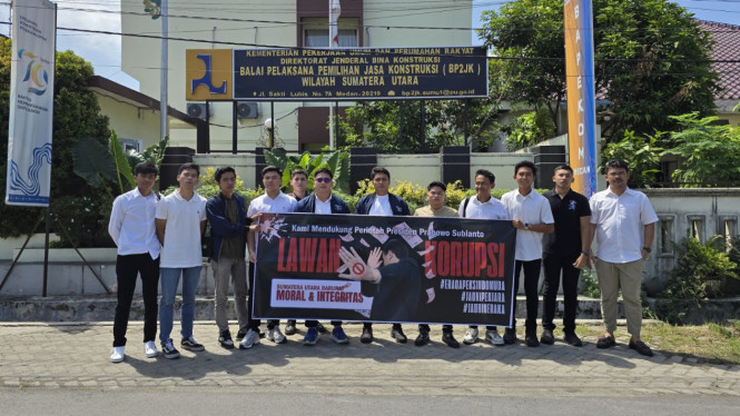 Era Gapeksindo Muda sampaikan pesan moral di Dinas PUPR Sumut.