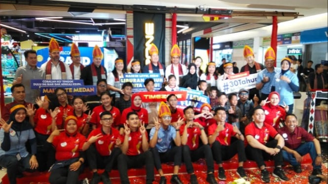 Peresmian Time Zone di Plaza Medan Fair.