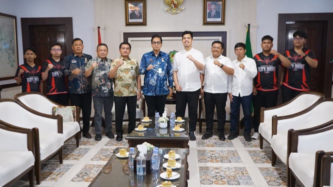 Walikota Medan, Rico Waas saat terima udiensi IESPA Sumut.