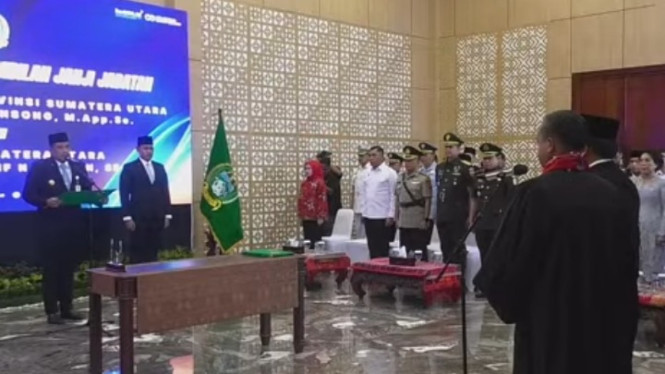 Pelantikan Sekda Sumut, Togap Simangunsong.
