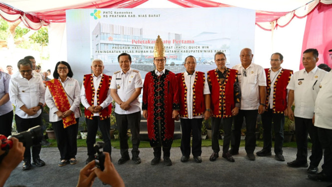 Menkes RI, Budi Gunadi di Kabupaten Nias Barat.