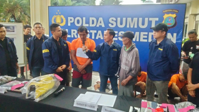 Feri Junaidi, pelaku perampok betor kakek disabilitas di Medan.