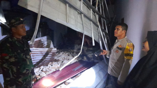 Angin puting beliung terjang rumah warga di Kabupaten Sergai.