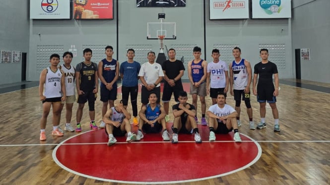 Team Basket Bhayangkara Polda Sumut.