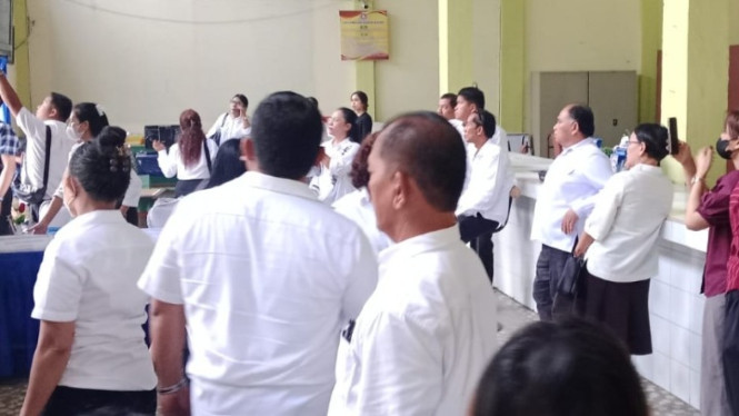 Suasana aktivitas di Kantor Wakil Rektor 2 UDA Medan.