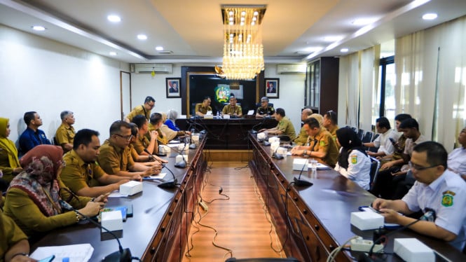 Rapat bahas percepatan pembentukan BNN Kota Medan.