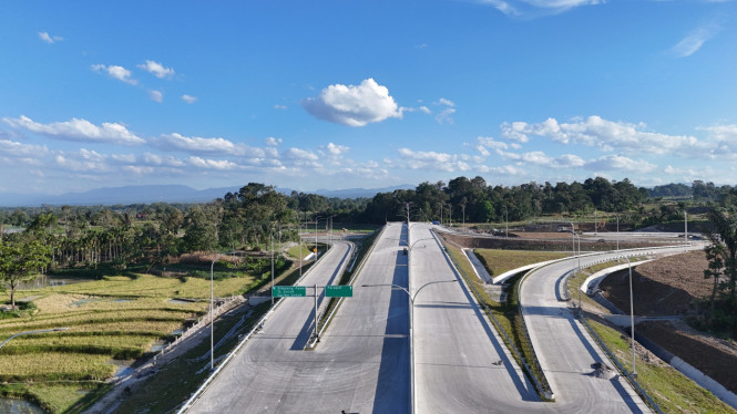 Pembangunan Tol Seksi 4 Dolok Merawan-Pematang Siantar.