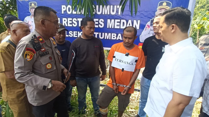 Pelaku pembunuhan HK alias Abul.