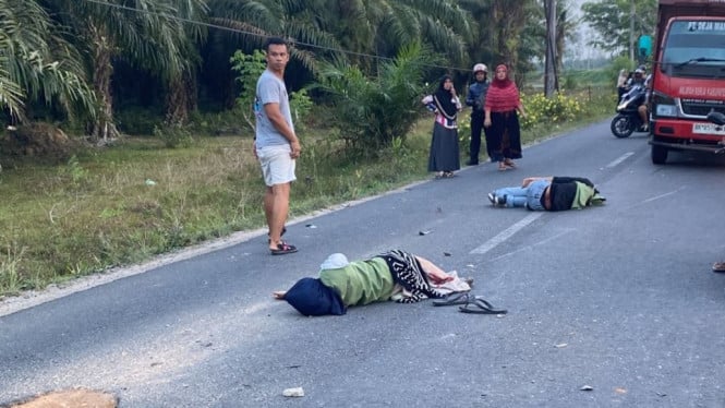 Kecelakaan lalu lintas di Batubara, tewaskan dua orang.