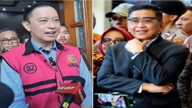 Tom Lembong dan Hasto Kristiyanto.