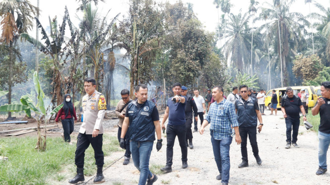 Polda Sumut ungkap peredaran narkoba di THM New Blue Star di Langkat.