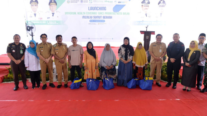 Peluncuran Program UHC Prioritas Kota Binjai.