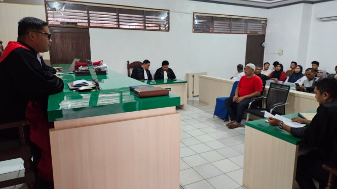 Sidang Rahmadi di PN Tanjungbalai.