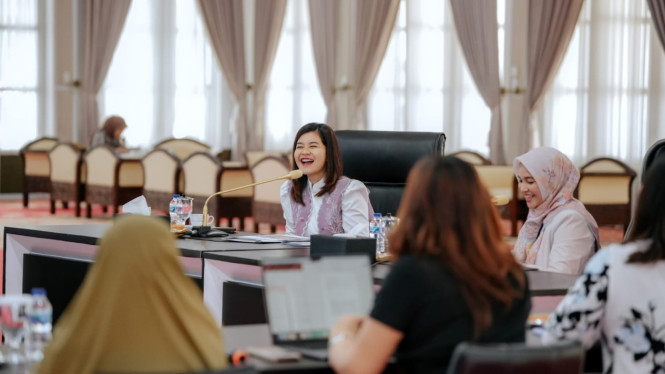 Ketua TP PKK Sumut, Kahiyang Ayu.