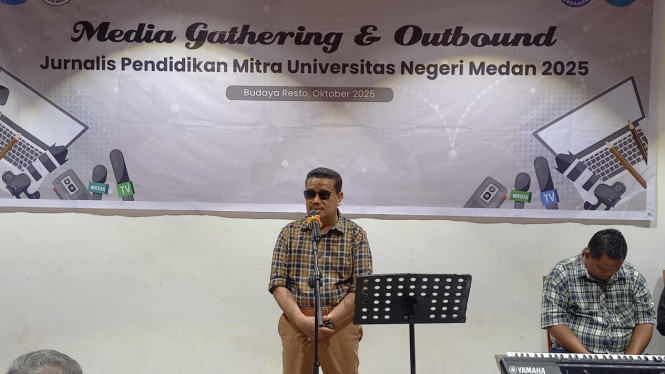 Rektor Unimed, Prof. Dr. Ir. Baharuddin.