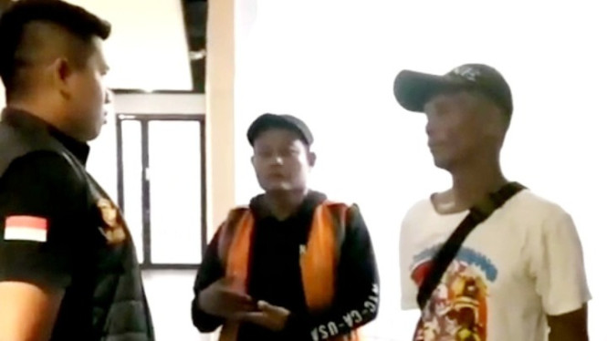 Tim Patroli Cakrawala Dishub Kota Medan saat amankan jukir liar.