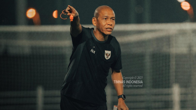 Pelatih Timnas Indonesia U-17, Nova Arianto.