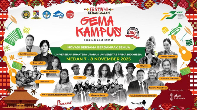 USU Tuan Rumah Festival Kebangsaan 'GEMA KAMPUS'.