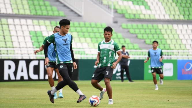 PSMS Medan jalani latihan jelang melawan PSPS Pekanbaru.