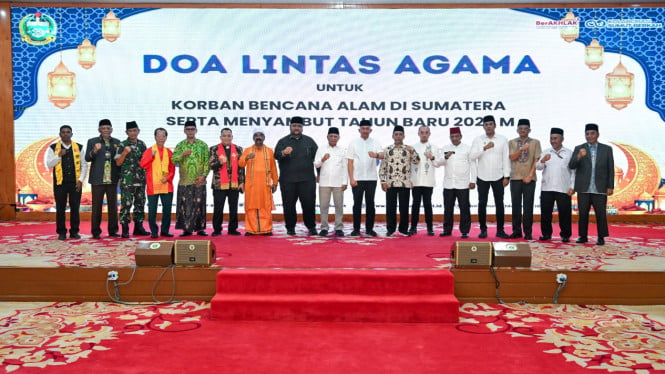 Pemprov Sumut gelar doa lintas agama.