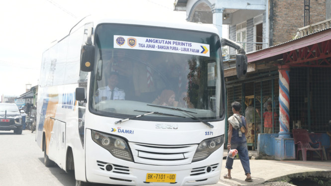 Bus Perintis Resmi Beroperasi di Kabupaten Deli Serdang.