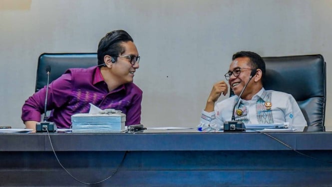 Walikota Medan, Rico Waas dan Wakil Walikota Medan, Zakiyuddin Harahap.