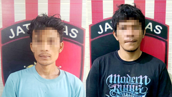 Dua pelaku pencurian rumah korban bencana di Kabupaten Tapteng.