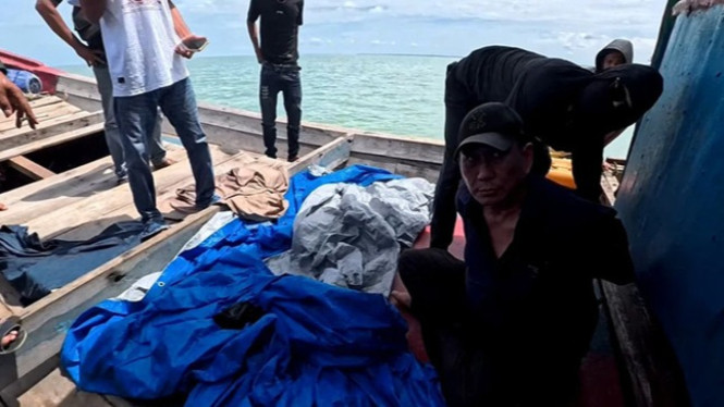 Ko Erwin, bandar narkoba yang suap Rp1 miliar eks Kapolres Bima Kota, AKBP Didik ditangkap di perairan Tanjung Balai saat hendak kabur ke Malaysia.