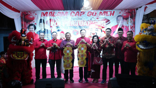 PDI Perjuangan Gelar Cap Go Meh di Bakung.