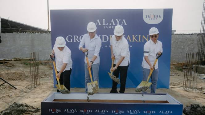 Samera Group Groundbreaking Pembangunan Proyek Alaya Samera di Kawasan Medan Johor.