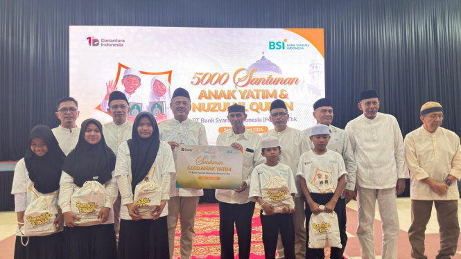 BSI Menyalurkan Santunan ke 5.000 Anak Yatim dan Duafa.