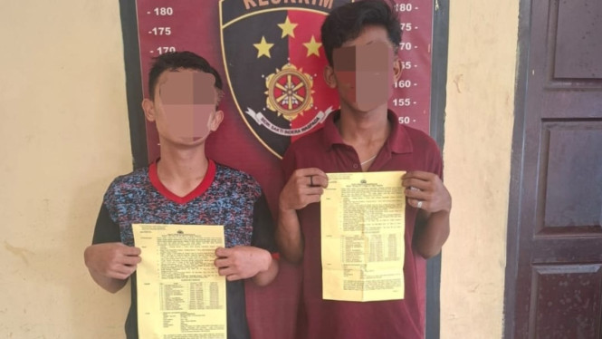 Dua pelaku pencurian sepeda motor di Kabupaten Deli Serdang diamankan polisi.