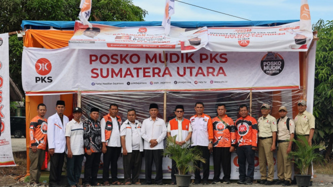 Posko Mudik PKS 2026 di Sumut.