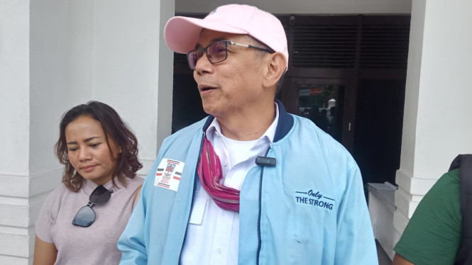 Anggota Komisi III DPR RI, Hinca Panjaitan di PN Medan.
