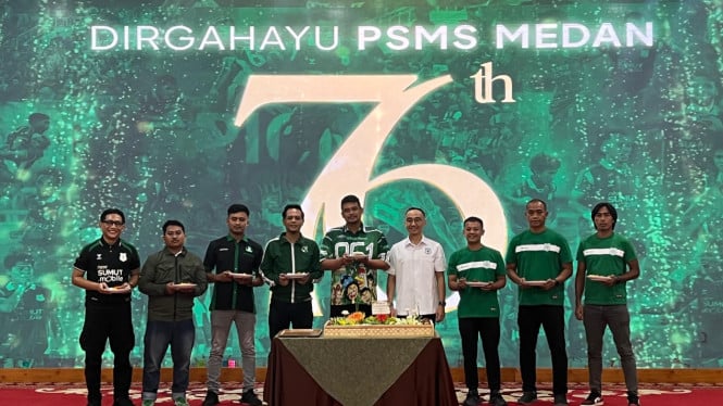 Perayaan hari jadi PSMS Medan ke-67.