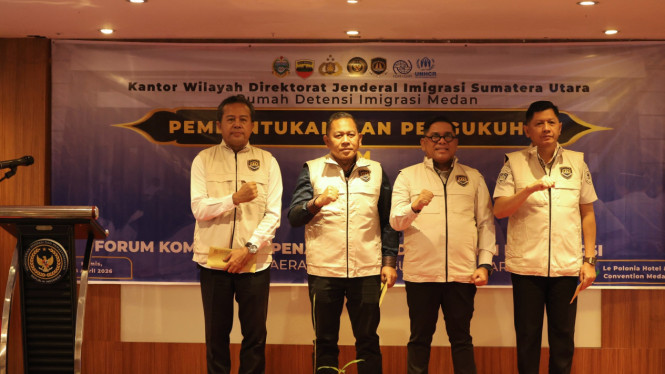 Imigrasi Sumut Kukuhkan FORKOPDENSI.