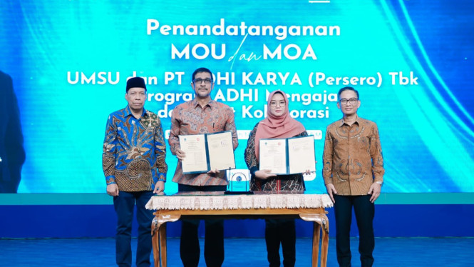 UMSU Gandeng PT Adhi Karya Perkuat Riset dan Pendidikan.