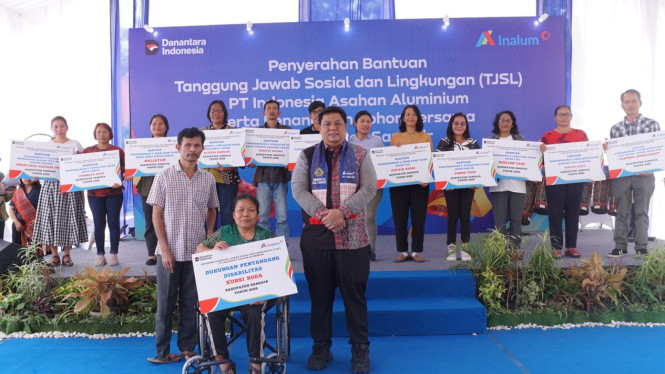 INALUM Serahkan Bantuan TJSL di Kabupaten Samosir.