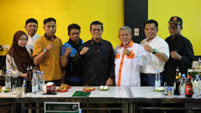 Ketua DPW PKS Sumut, Andi Pranata bertemu dengan buruh jelang May Day 2026.