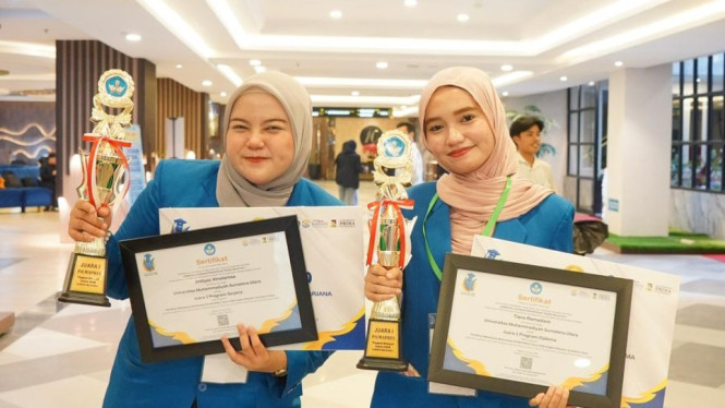 Mahasiswi UMSU Sapu Bersih Juara 1 Pilmapres Sumut 2026.