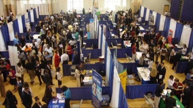 Ilustrasi job fair.