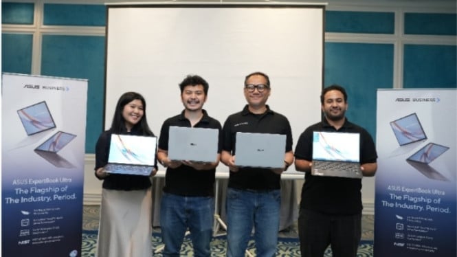 Peluncuran ASUS ExpertBook Ultra di Kota Medan.