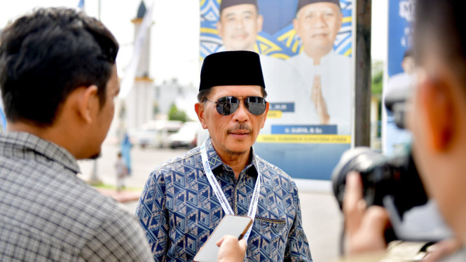 Ketua Dewan Hakim MTQ ke-40 Provinsi Sumut, Syaifuddin Hazmi Lubis.