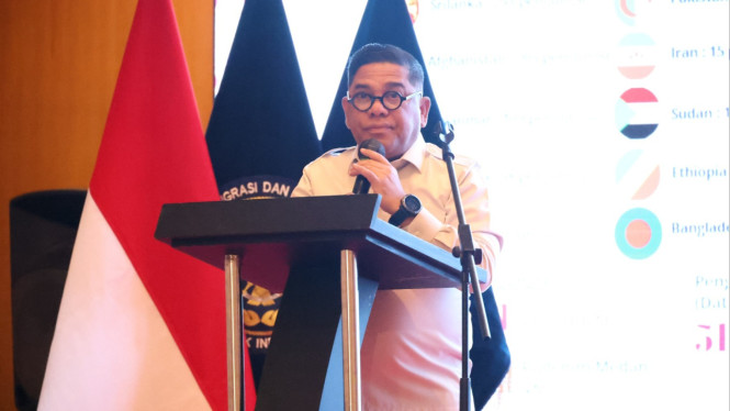 Kepala Kantor Wilayah Direktorat Jenderal Imigrasi Sumut, Dr Parlindungan.