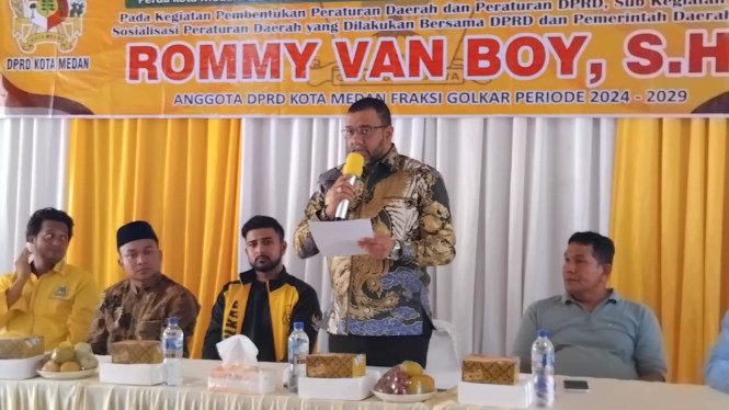 Sosialisasi Perda Ketertiban Umum, Romi Van Boy Ajak Warga Perangi Narkoba dan Geng Motor