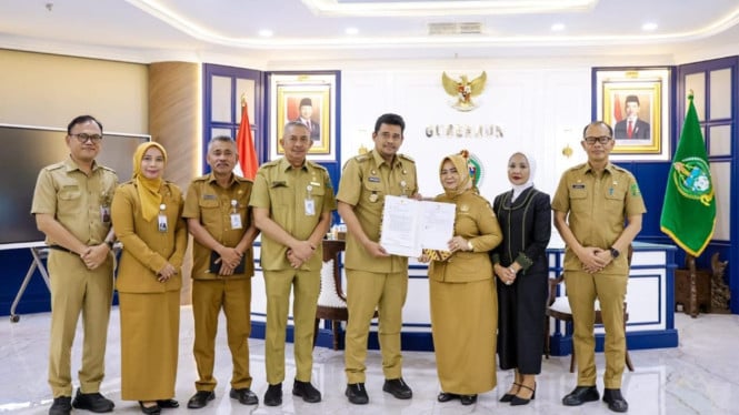Begini Kata Tiorita Surbakti Usai Resmi Terima SK Plt Bupati Langkat untuk Menggantikan Ondim
